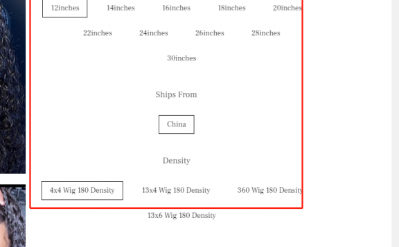 商品详情页属性居中，怎么修改居左